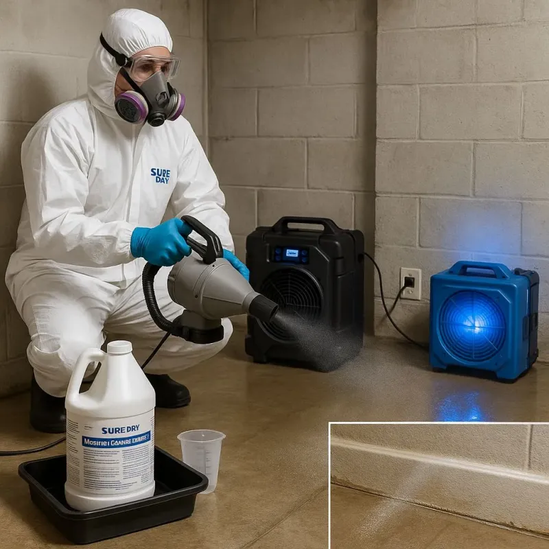Sanitization and Odor Removal process in North Puyallup, WA